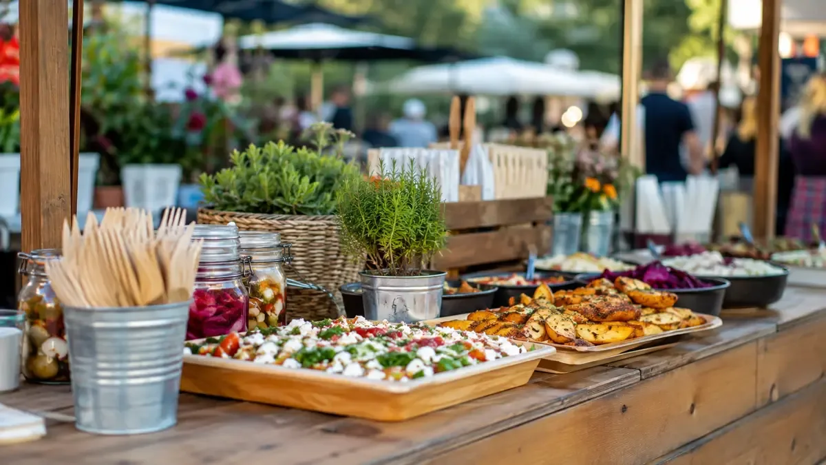 Feria gastronómica y productos regionales